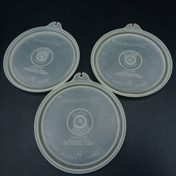 Vintage Tupperware 3 Cup Condiment Caddy Sheer Almond 758 733 Lids 2 Spoons - Picture 5 of 11